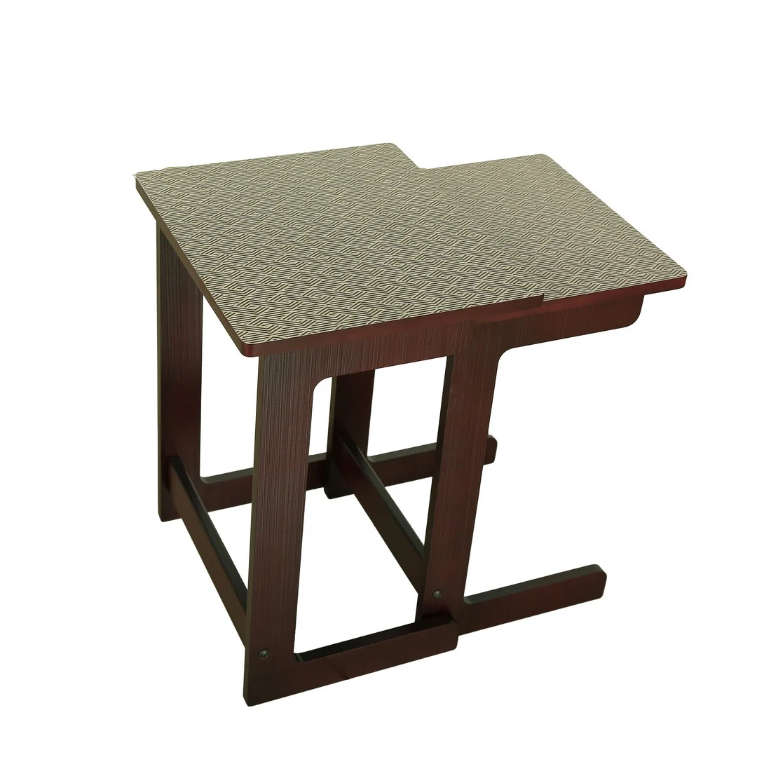 Nest Table Set Of 2 U.V.Print Wood Aztec By Stories - Image 11