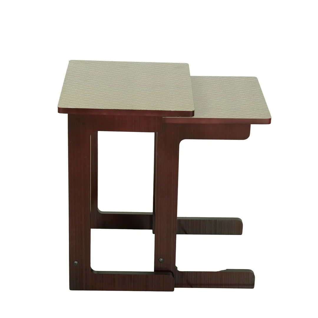 Nest Table Set Of 2 U.V.Print Wood Aztec By Stories - Image 4