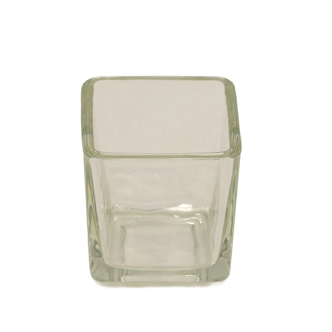 Sqaure shaped Glass Candle Holder By Stories - Image 3