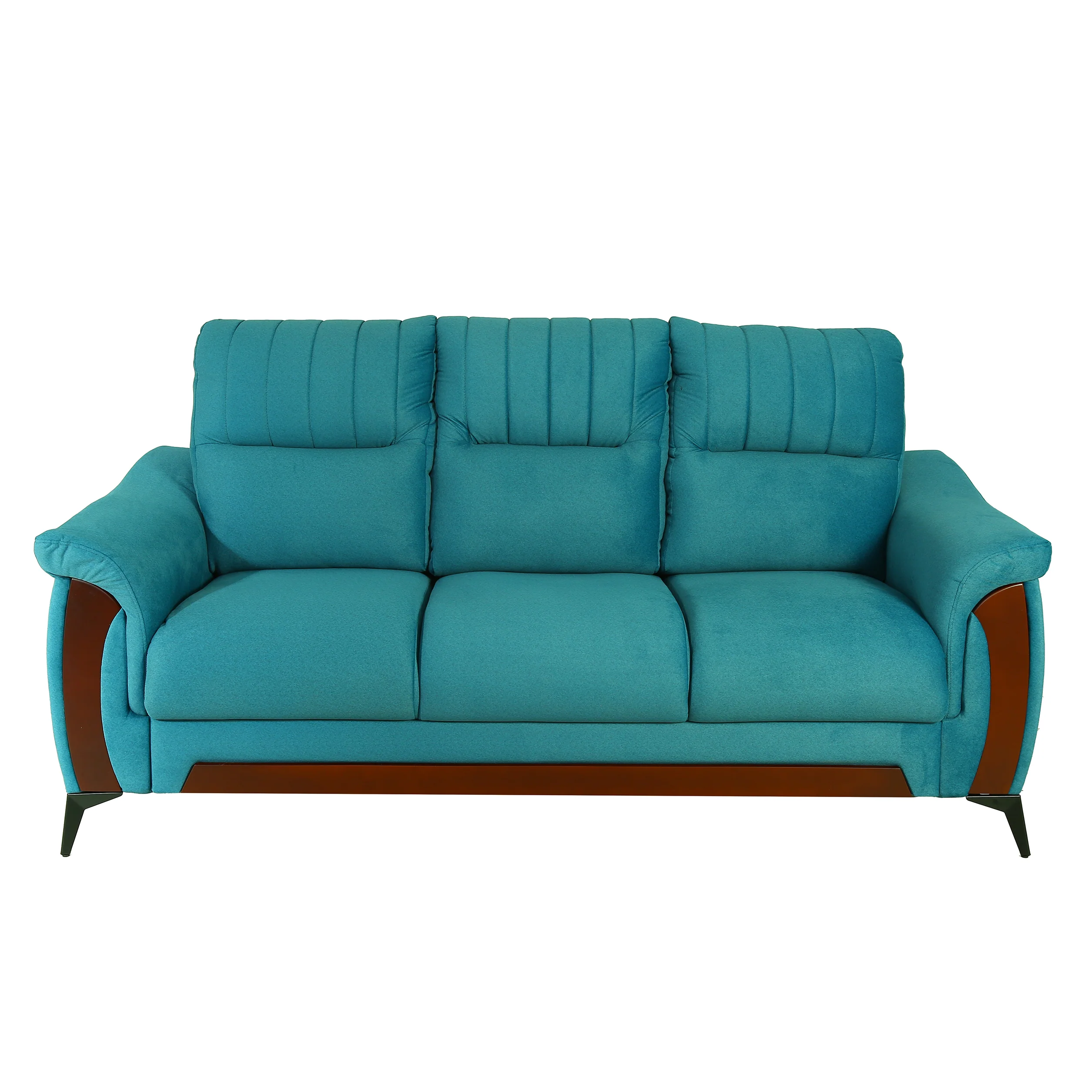 Omega Blue Monty 3 Seater Sofa [Backrest: Fabric] By Stories - Image 3