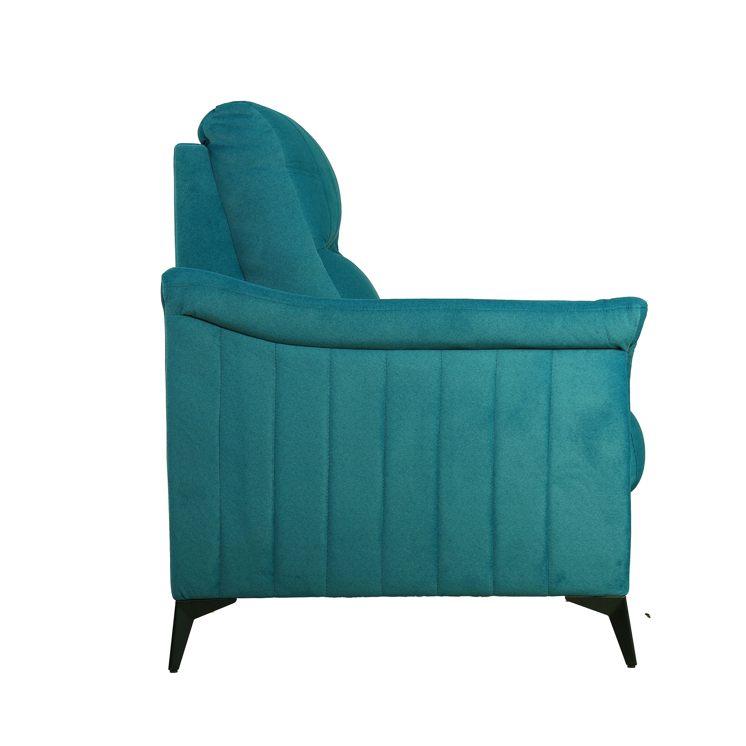 Omega Blue Monty 3 Seater Sofa [Backrest: Fabric] By Stories - Image 5