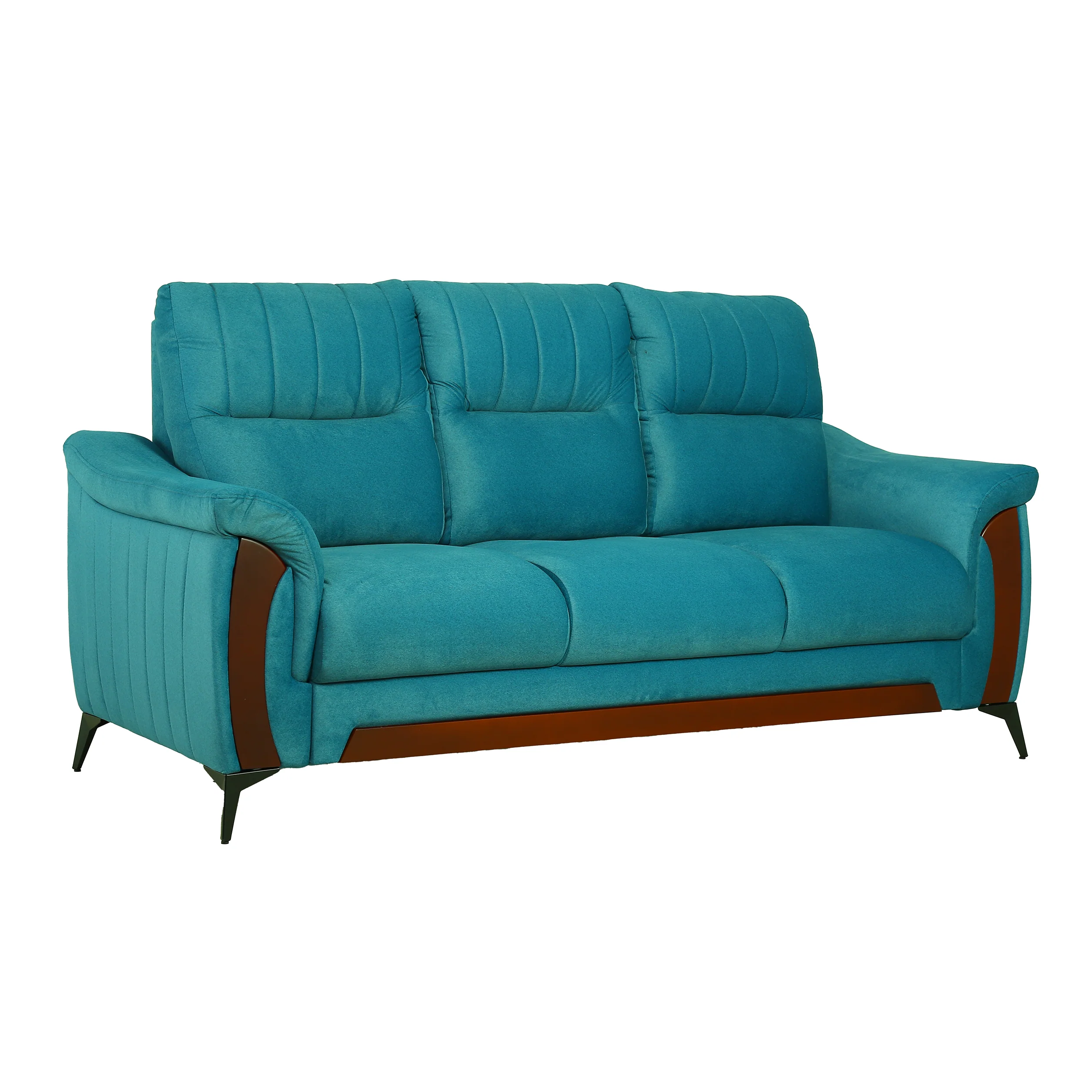 Omega Blue Monty 3 Seater Sofa [Backrest: Fabric] By Stories - Image 6
