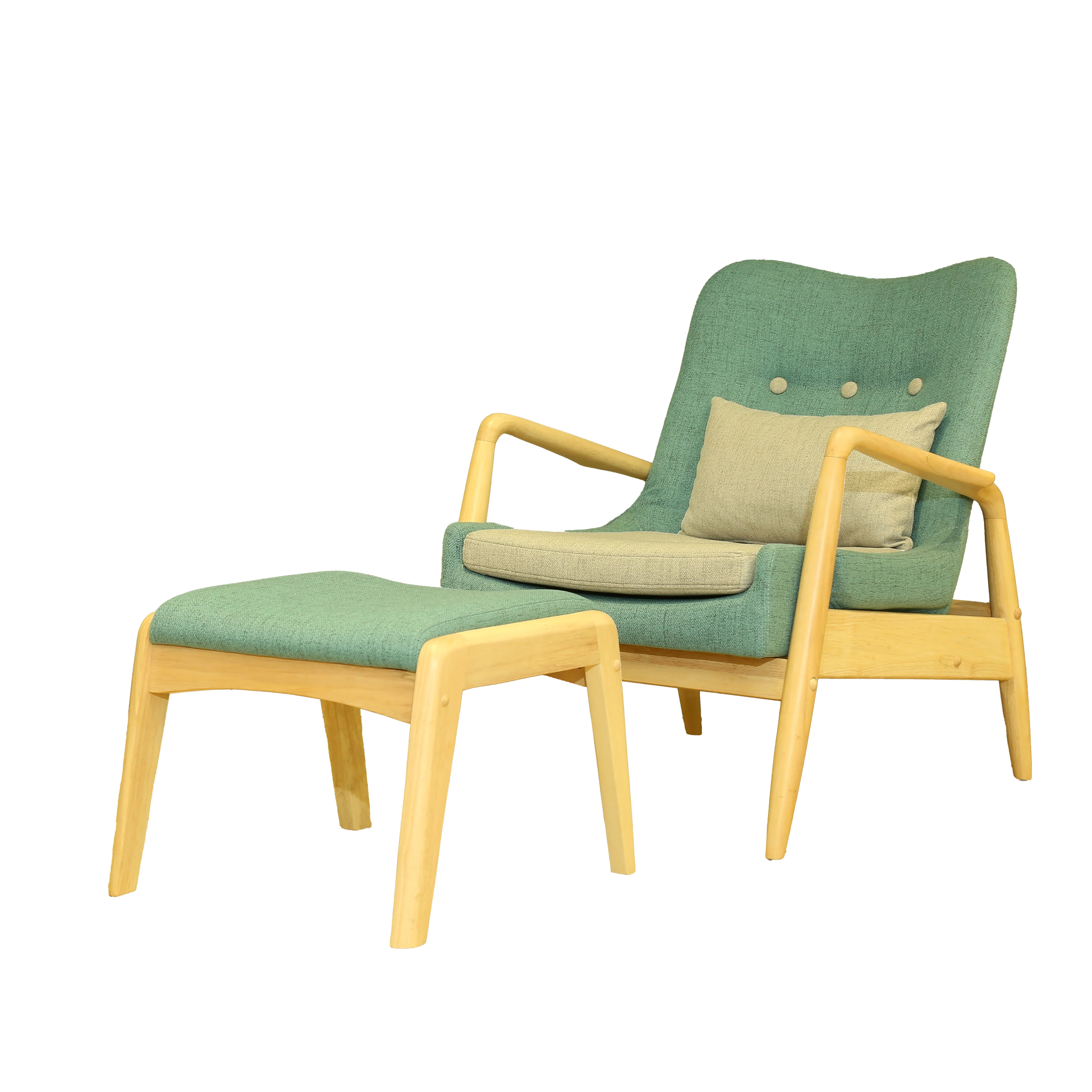 Sarah Leisure Chair with footstool - Image 2