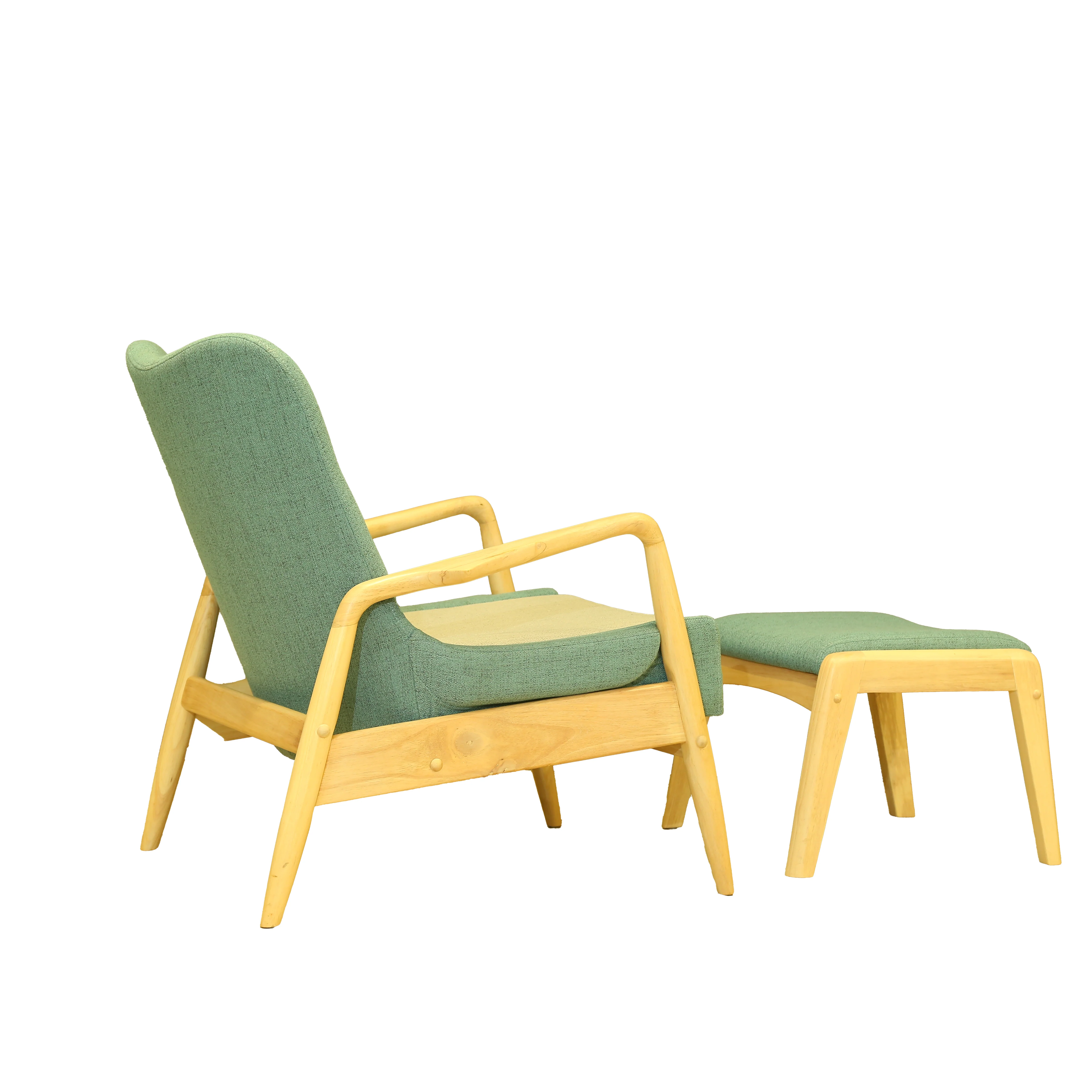 Sarah Leisure Chair with footstool - Image 3