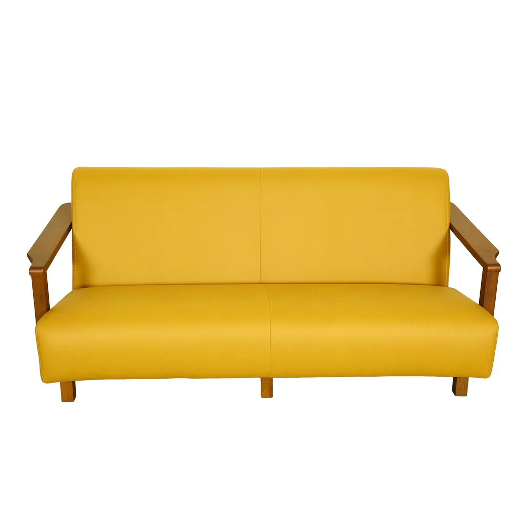 Yellow Sisca 3 seater Sofa [Fabric] By Stories - Image 5