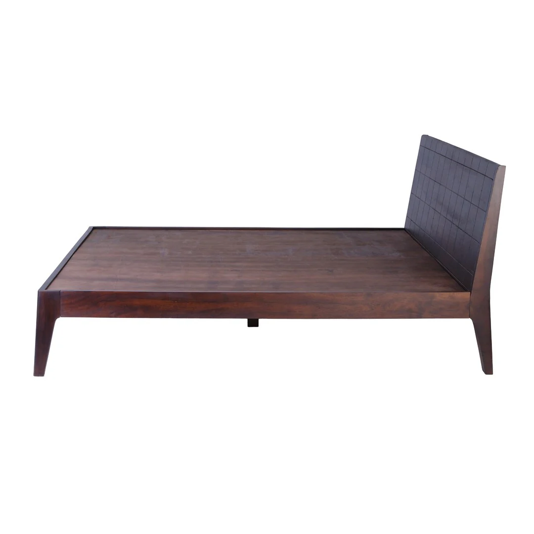 Dark Brown Acacia Wood Cot By Stories - Image 5