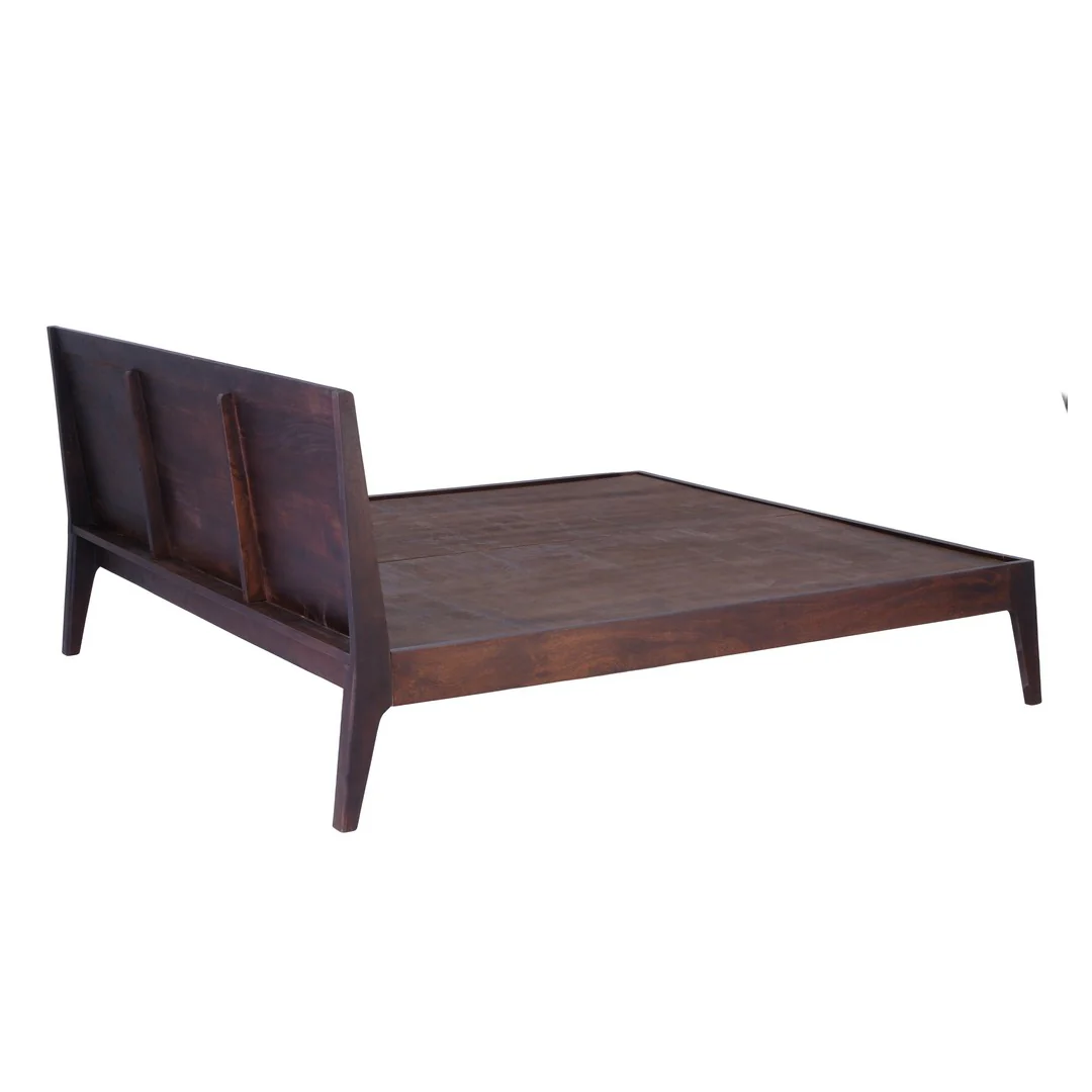 Dark Brown Acacia Wood Cot By Stories - Image 6