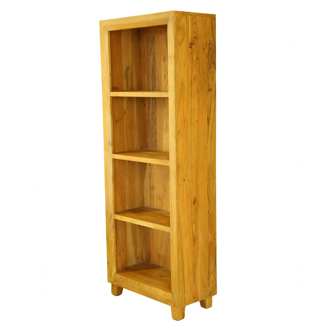 Acacia Wood Bookcase By Stories - Image 4