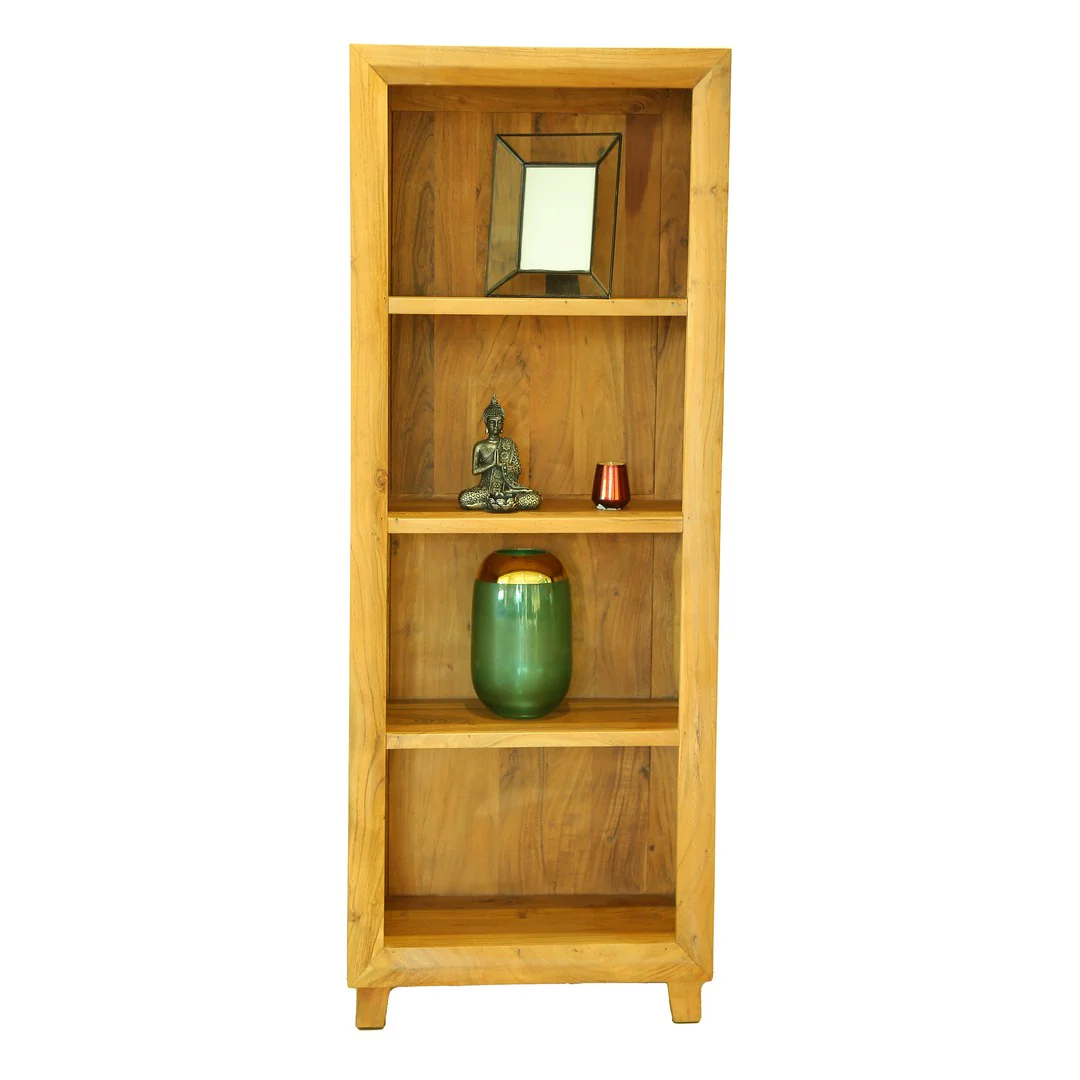 Acacia Wood Bookcase By Stories - Image 8