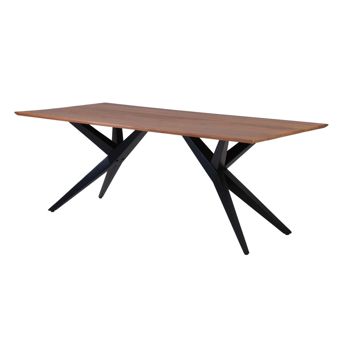 Acacia Wood 8 Seater Dining Table By Stories - Image 6