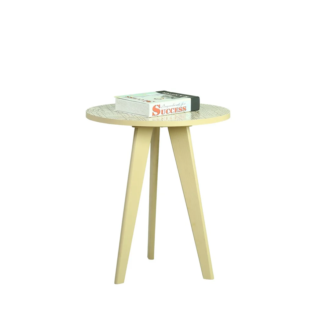 Oval Tri Table Coffee U.V. Print Wood By Stories - Image 4