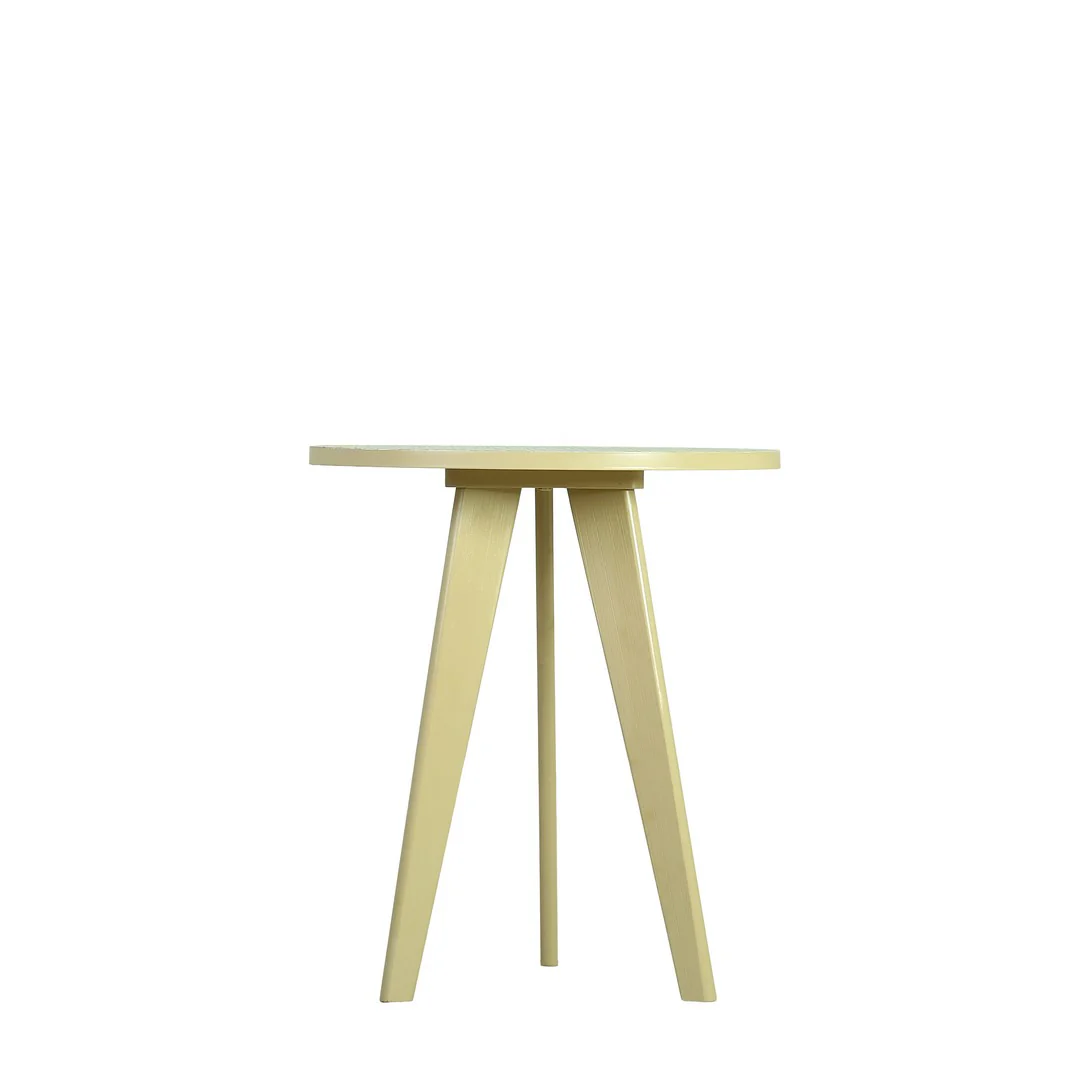 Oval Tri Table Coffee U.V. Print Wood By Stories - Image 5