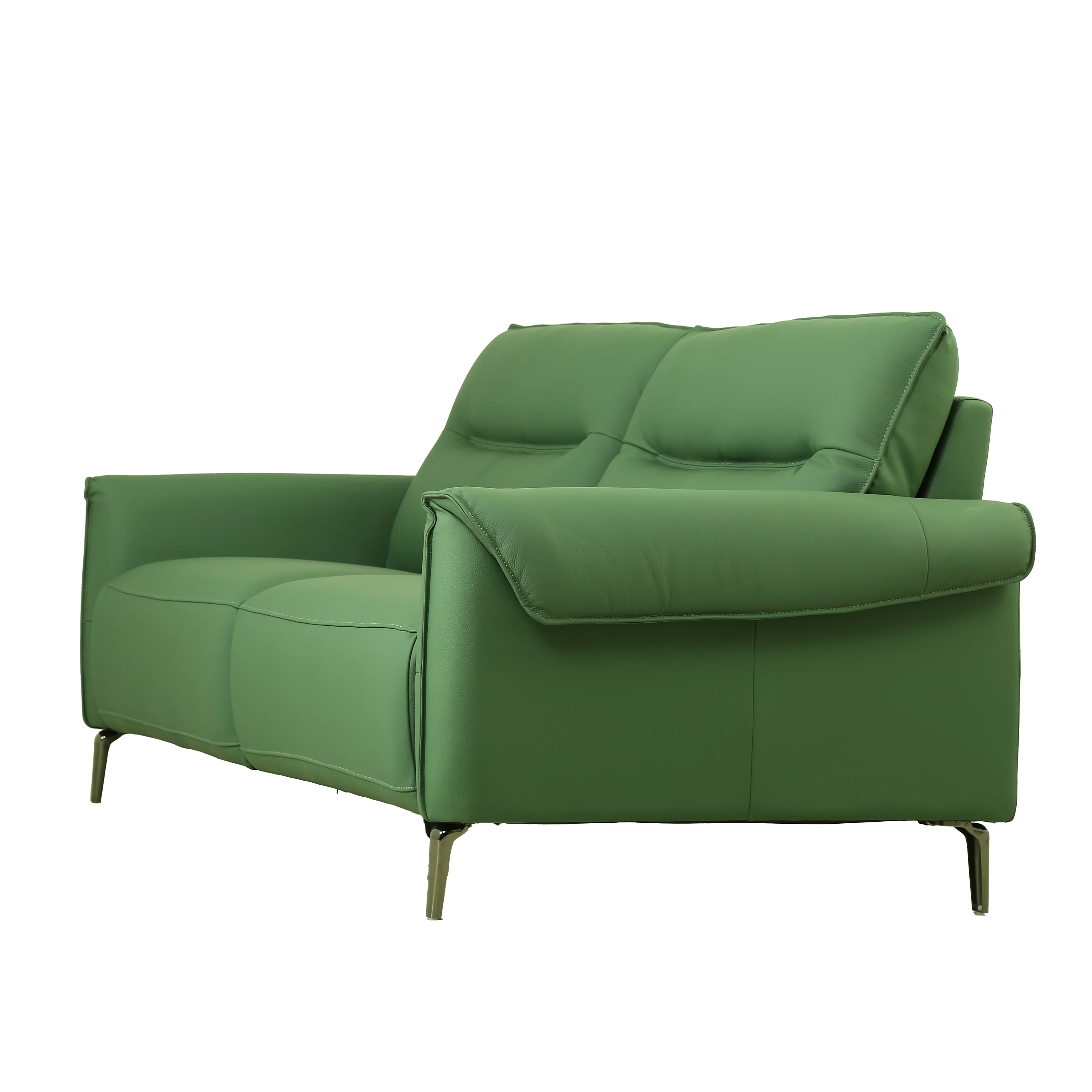 Green Valora 2 Seater Sofa [Artificial Leather] By Stories - Image 5