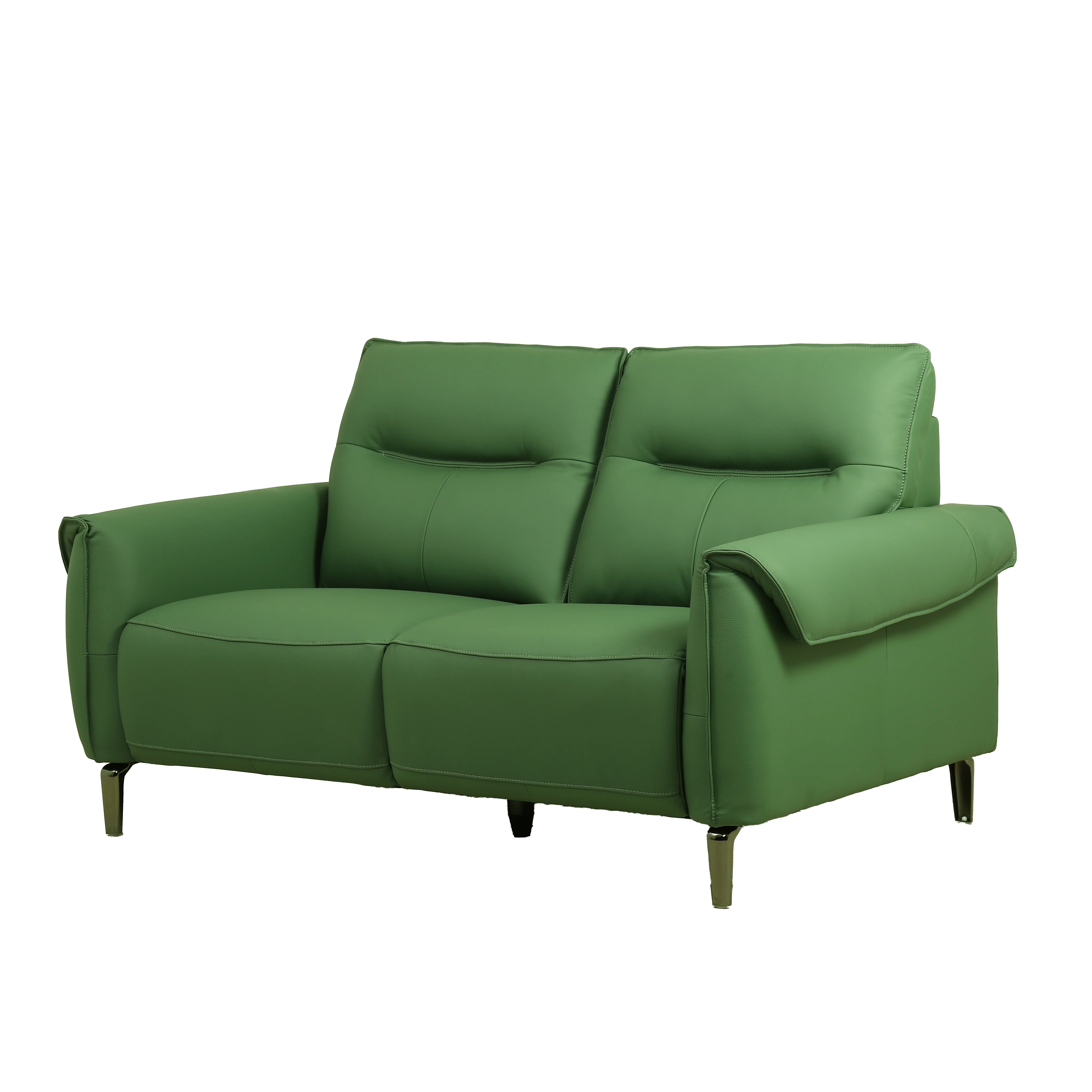 Green Velisse 2 Seater Sofa [Artificial Leather] By Stories - Image 3